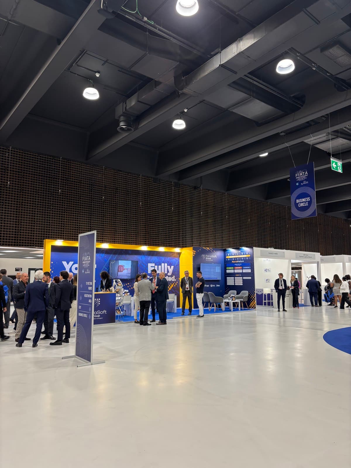The exhibition hall of the FIATA World Congress 2026 in Milan